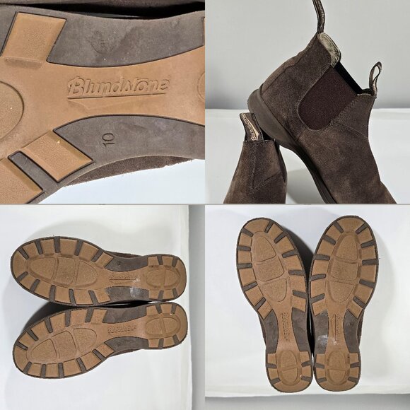 Blundstone Active Series Chelsea Boots Mens 10 AU 11 US Brown Suede Comfort Shoe main image 4